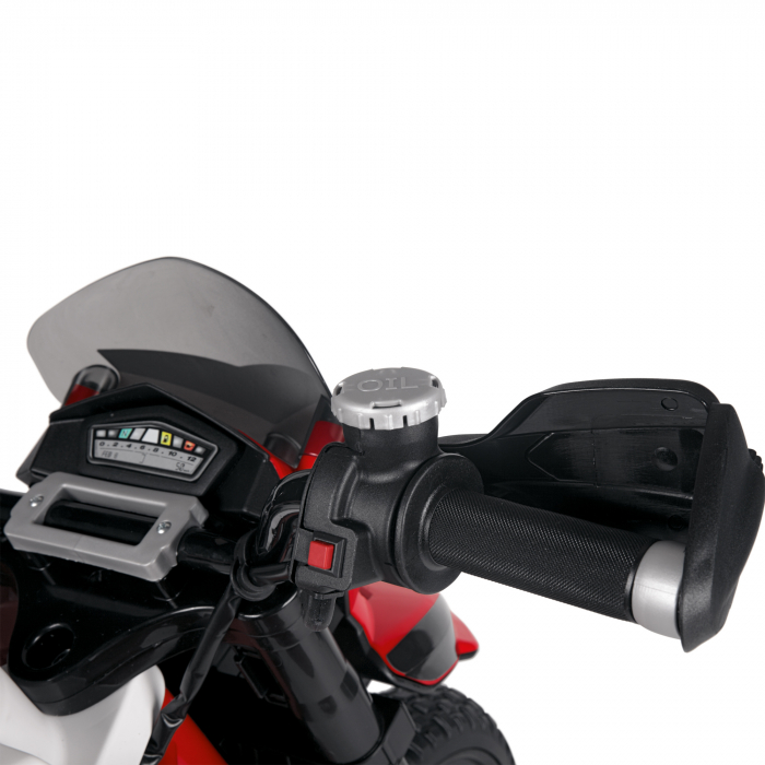 Motocicleta electrica Peg Perego Ducati Enduro, 12V, +3 ani, Negru / Rosu [7]
