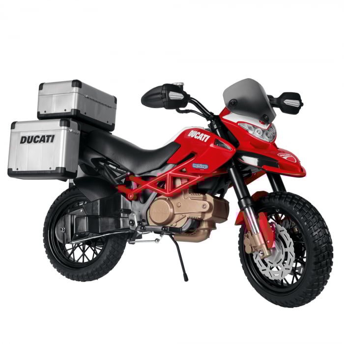 Motocicleta electrica Peg Perego Ducati Enduro, 12V, +3 ani, Negru / Rosu [2]