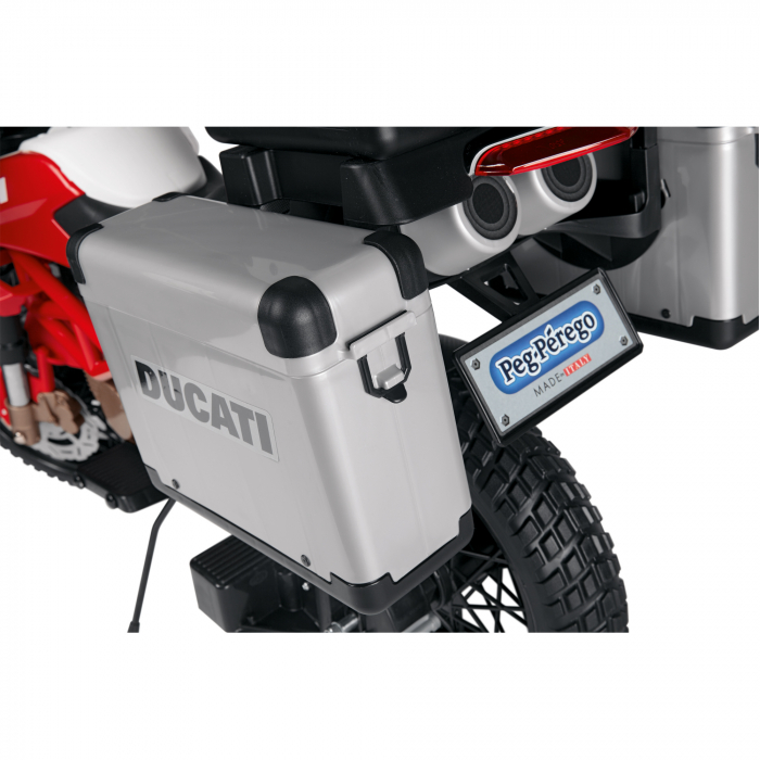 Motocicleta electrica Peg Perego Ducati Enduro, 12V, +3 ani, Negru / Rosu [5]