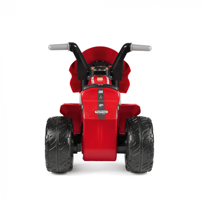 Motocicleta electrica Peg Perego Ducati Mini Evo, 6V, 1 an +, Negru/Rosu [4]