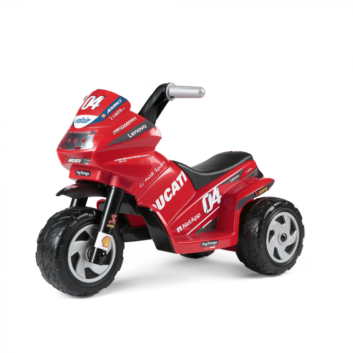 Motocicleta electrica Peg Perego Ducati Mini Evo, 6V, 1 an +, Negru/Rosu [3]