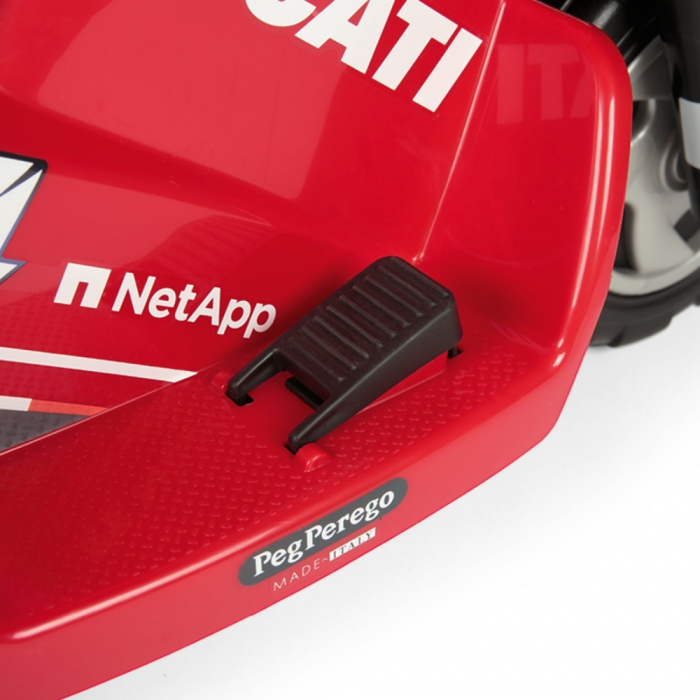 Motocicleta electrica Peg Perego Ducati Mini Evo, 6V, 1 an +, Negru/Rosu [6]