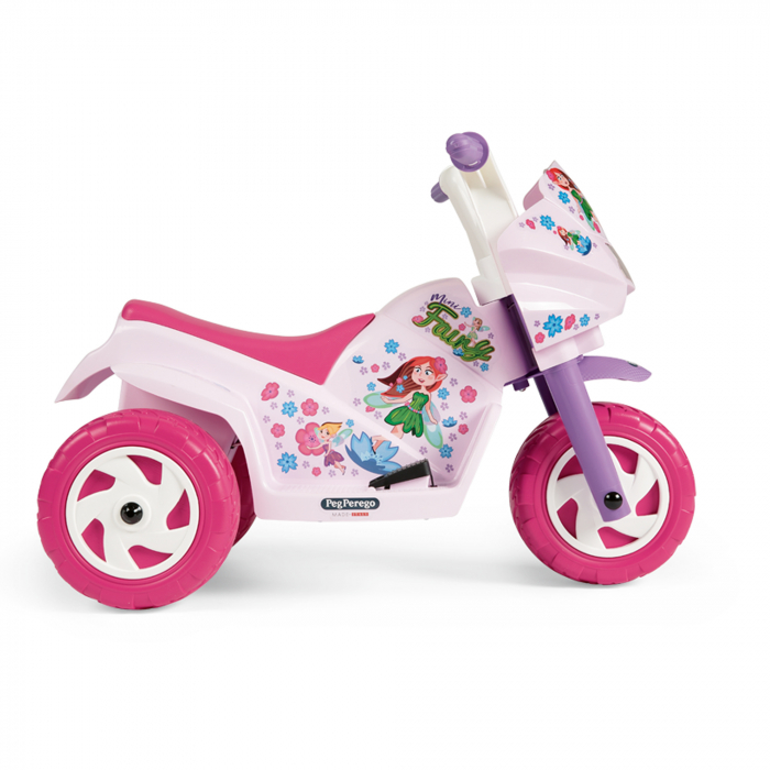 Motocicleta electrica Peg Perego Ducati Mini Fairy, 6V, 1 an +,  Roz/Mov [8]