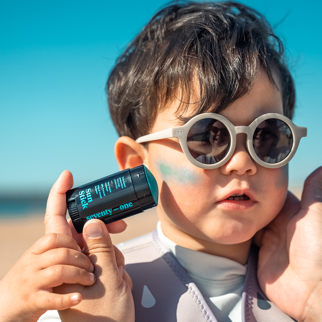 Ochelari de soare pentru bebelusi si copii mici bblüv Sölar Mini 2.0 Sand [4]