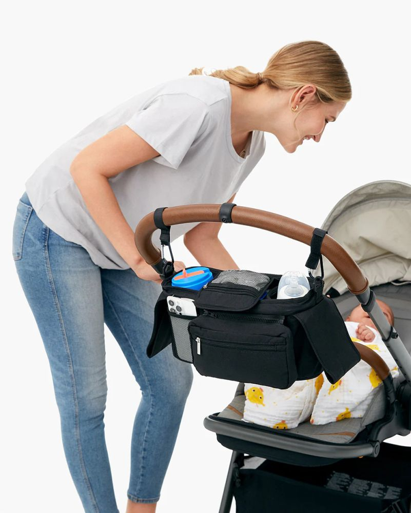 Organizator pentru carucior Momcozy cu suporturi pentru pahare [7]