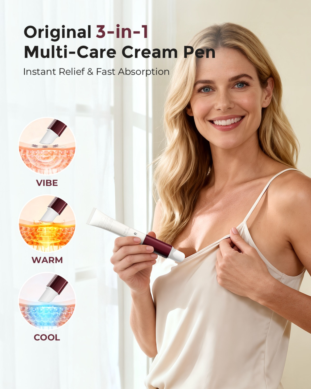 Pachet creion crema mameloane Momcozy ComfortNip efect racoritor cu rezerva [2]