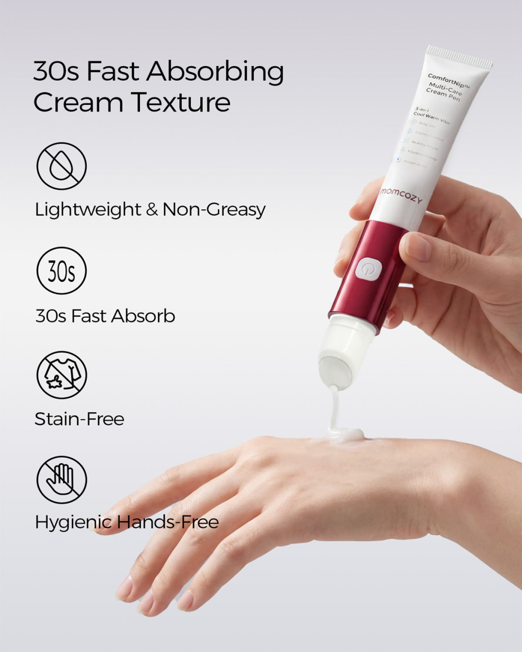 Pachet creion crema mameloane Momcozy ComfortNip efect racoritor cu rezerva [7]