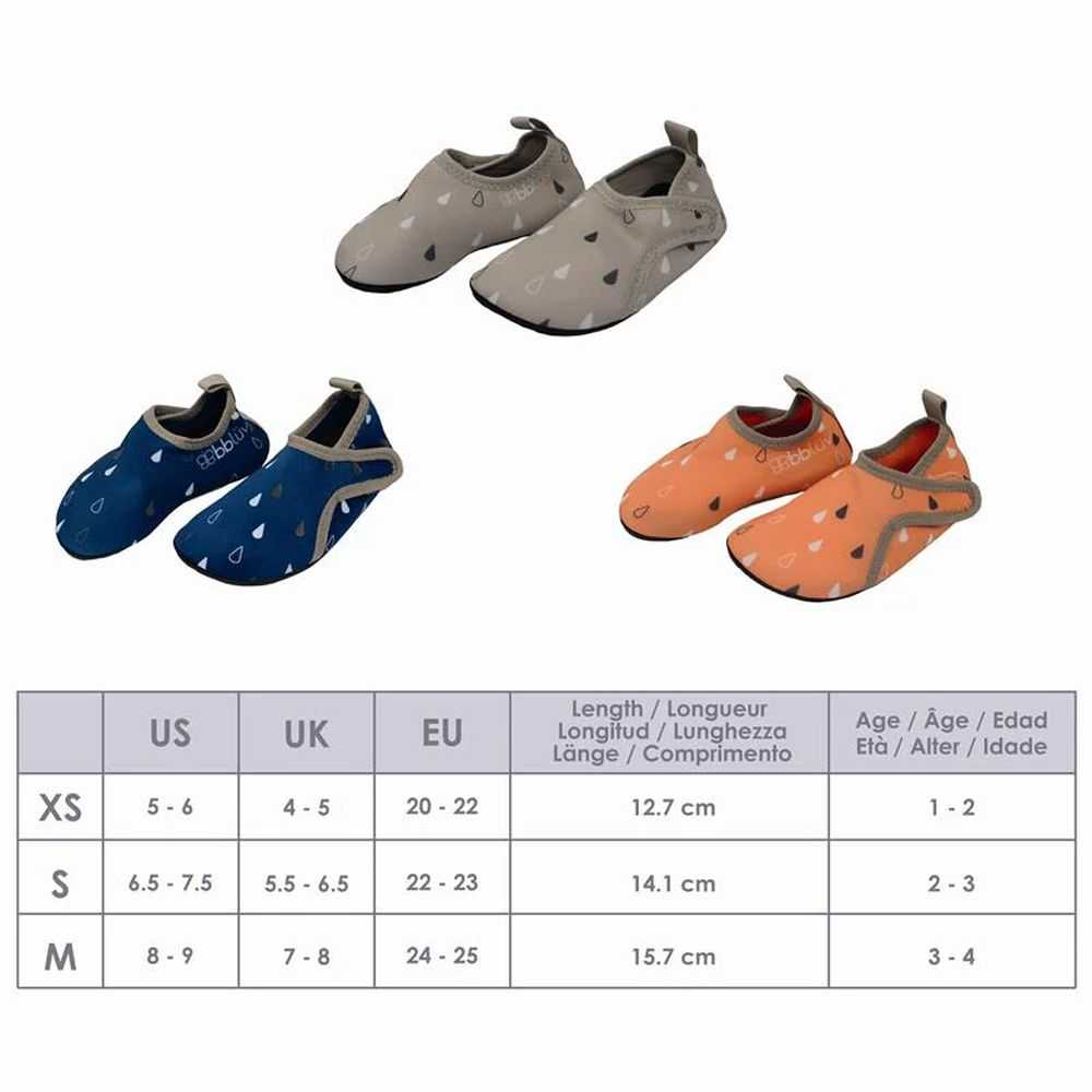 Pantofi de apa pentru copii 1-2 ani bblüv Shoöz Navy [4]