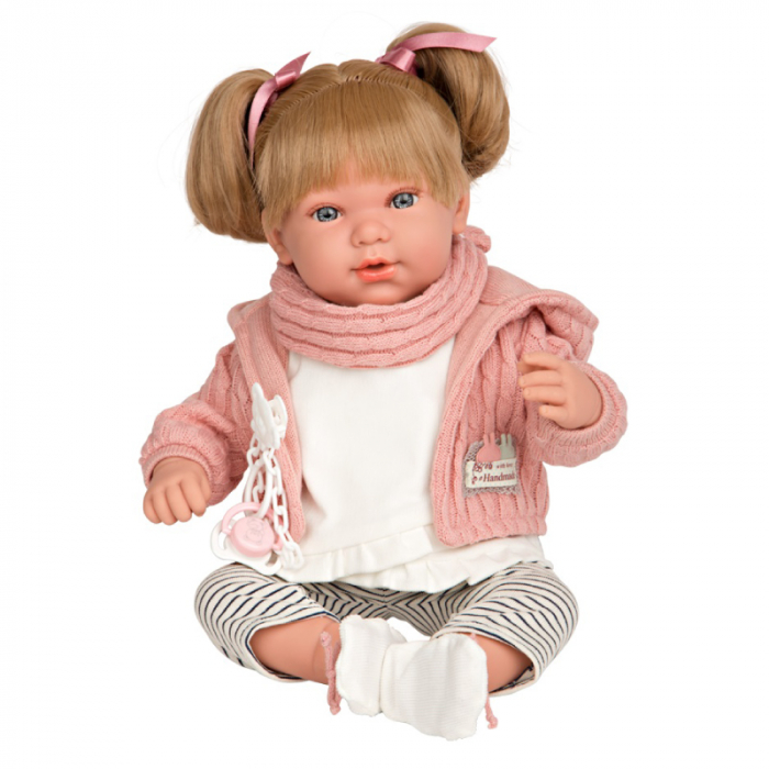 Papusa care rade Arias Iria Elegance 45 cm Pink/White [2]