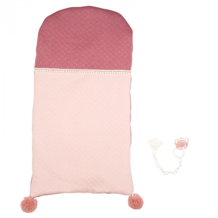 Papusa cu greutate reala Arias Mies Elegance 45 cm si paturica Pink/White [2]