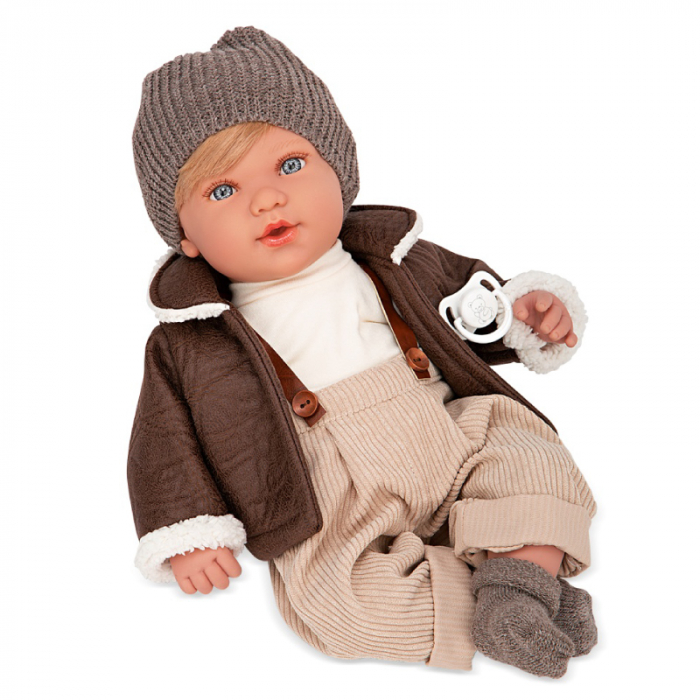 Papusa cu 14 sunete Arias Irio Elegance 45 cm Brown [2]