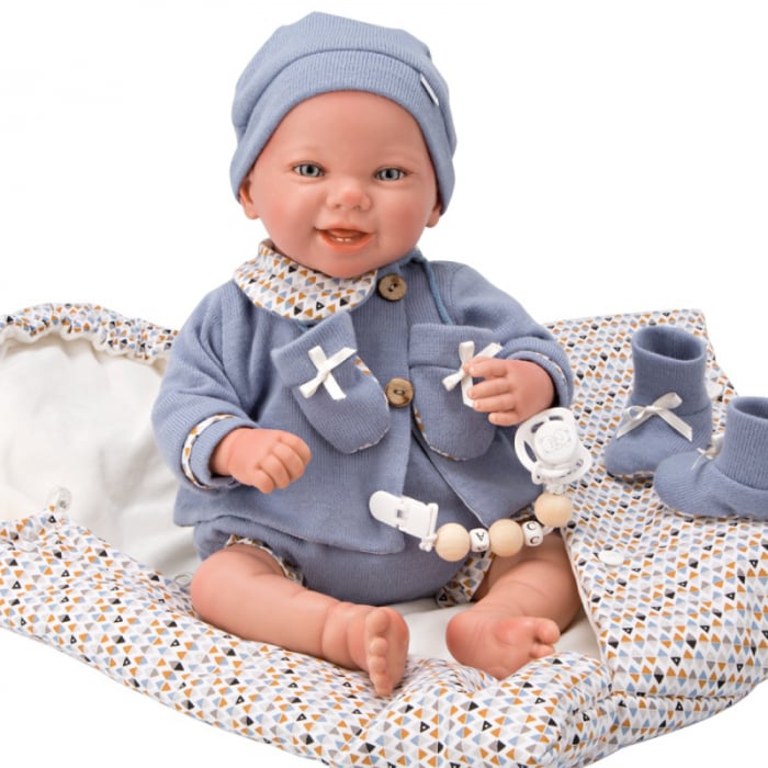 Papusa Reborn bebelus realist Arias Daniel 45 cm Blue [2]