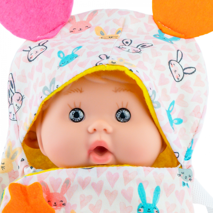 Papusa si sistem de purtare Marina & Pau Nenotin 21 cm Roxi [2]