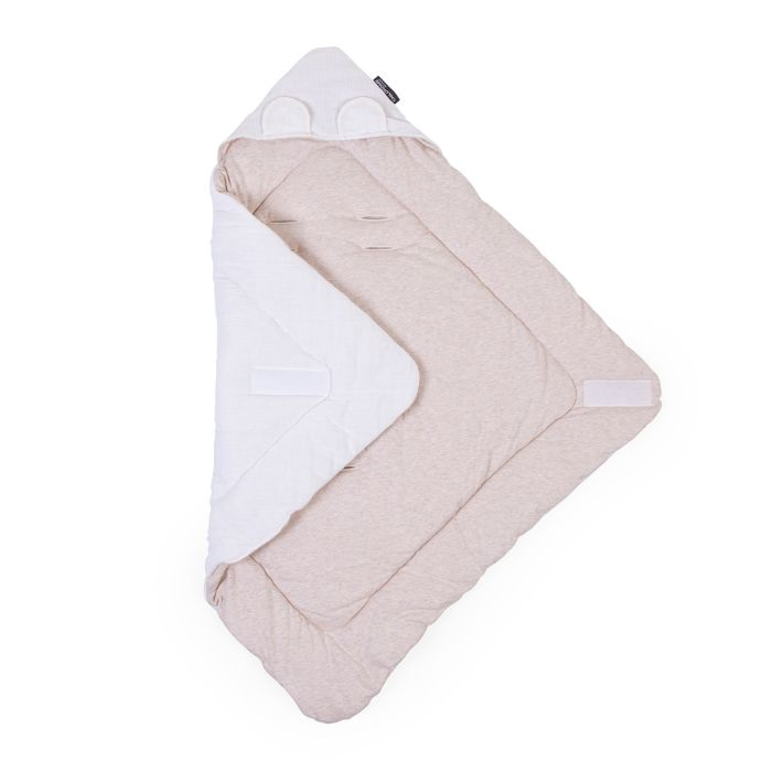 Paturica de infasat Childhome 75x75 cm, Jerse/Muselina Teddy [3]