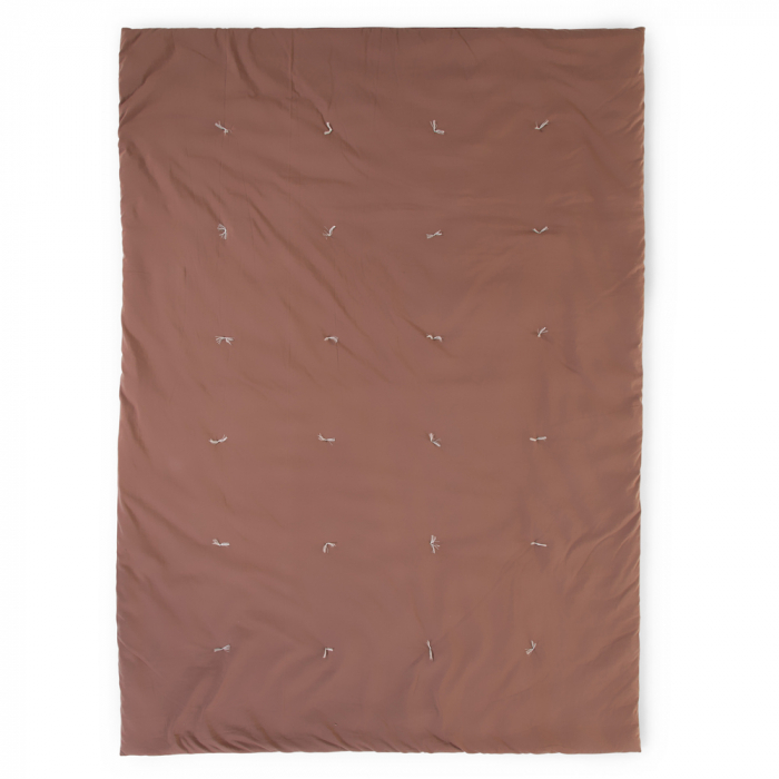 Patura matlasata Childhome 140x100 cm Jerse, Ruginiu [2]