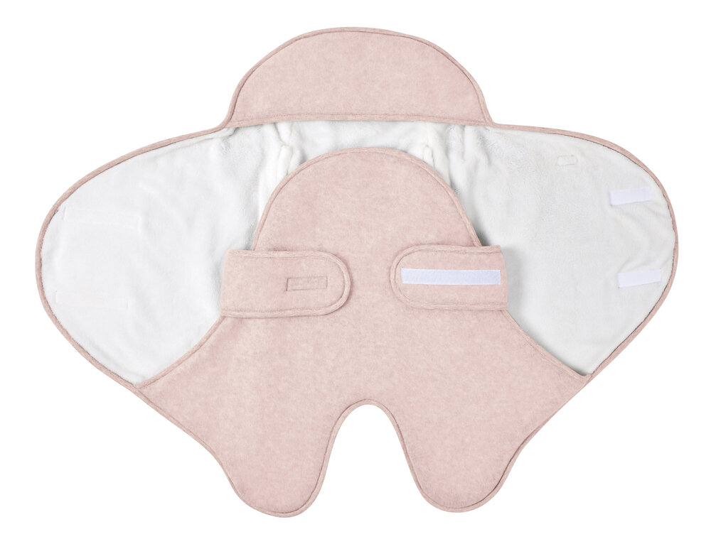 Paturica de infasat BabyNomade 0-6 luni Dusty Rose [7]