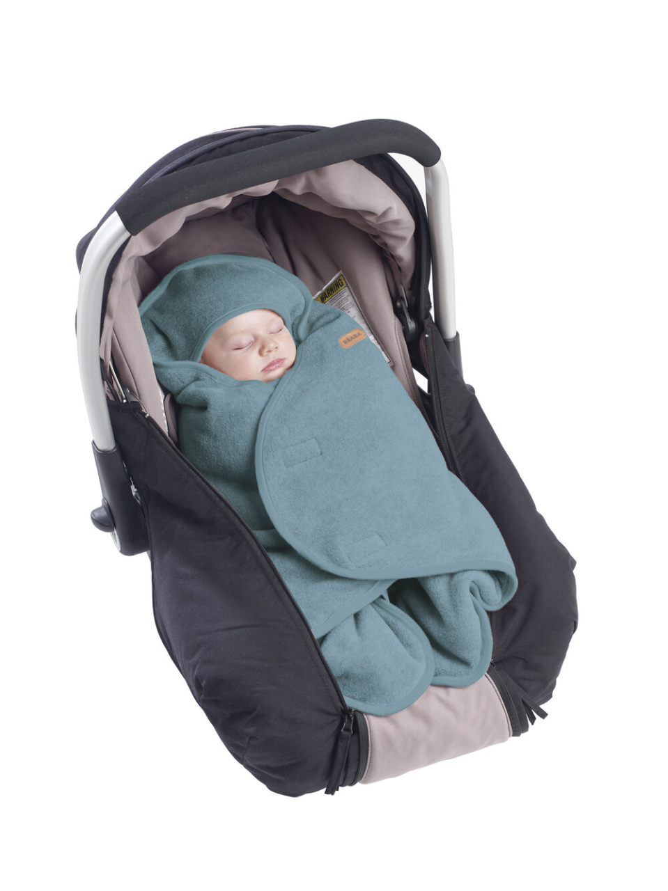 Paturica de infasat BabyNomade 0-6 luni Baltic Blue [3]