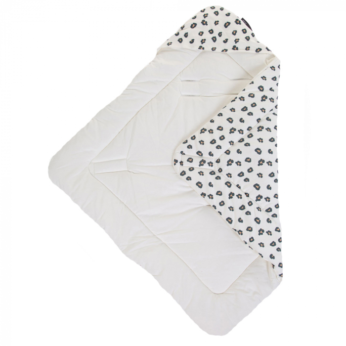 Paturica de infasat Childhome Jerse 75x75 cm, Leopard [4]