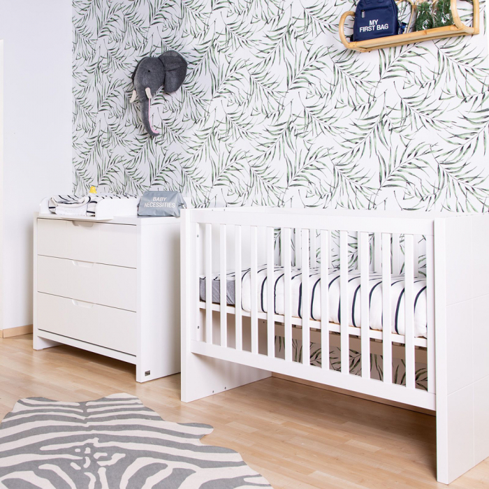 Patut Childhome Quadro White 60x120 cm, MDF Alb [3]