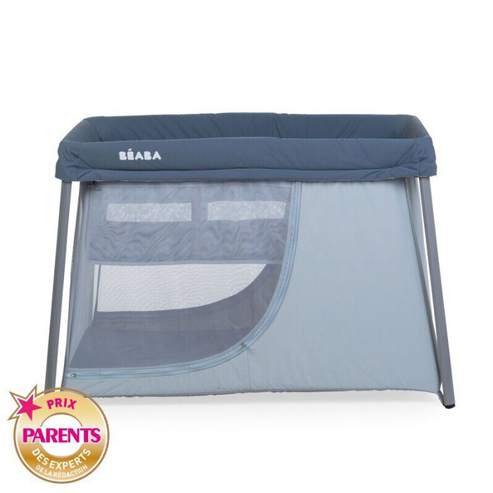 Patut de calatorie 3 in 1 Beaba Eazy Sleep Mineral Grey [2]
