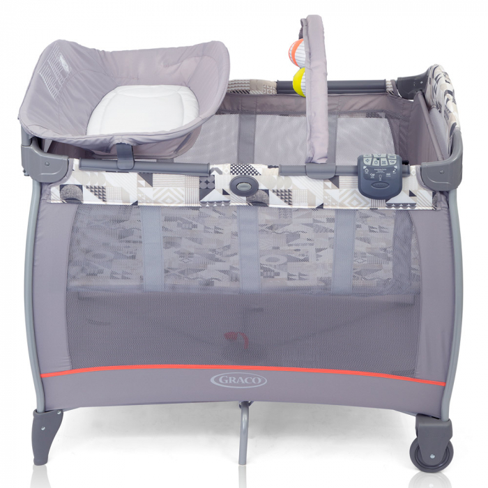 Patut Graco Contour Electra Patchwork Grey [2]