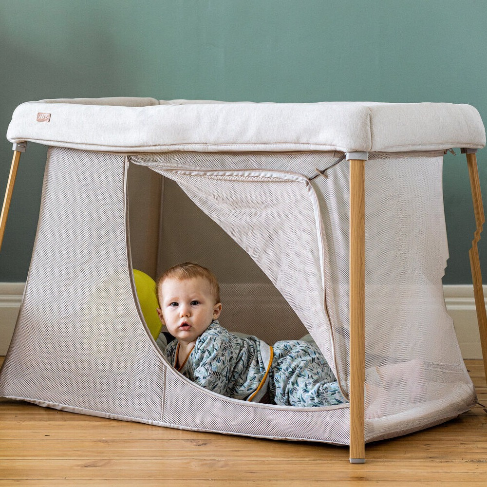 Patut pliabil 3 in 1 Beaba Eazy Sleep, patut de voiaj Heather Clay / Gazelle [6]