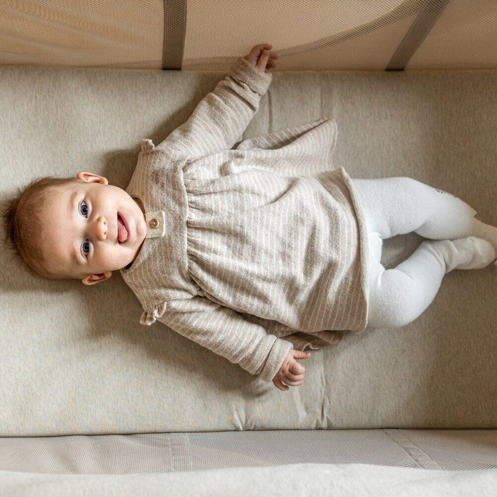Patut pliabil 3 in 1 Beaba Eazy Sleep, patut de voiaj Heather Clay / Gazelle [4]
