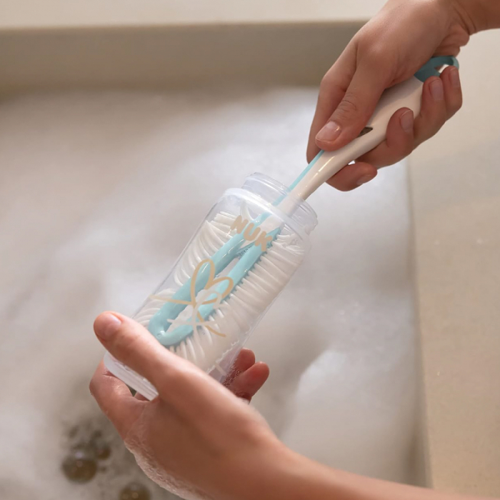 Perie Nuk Twist 2 in 1 pentru biberoane si tetine [4]