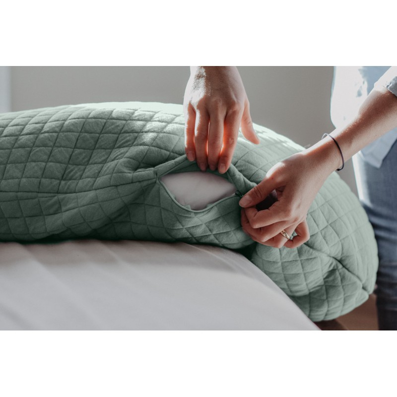 PERNA DE GRAVIDA BIG FLOPSY FLEUR DE 170 CM SAGE GREEN [3]