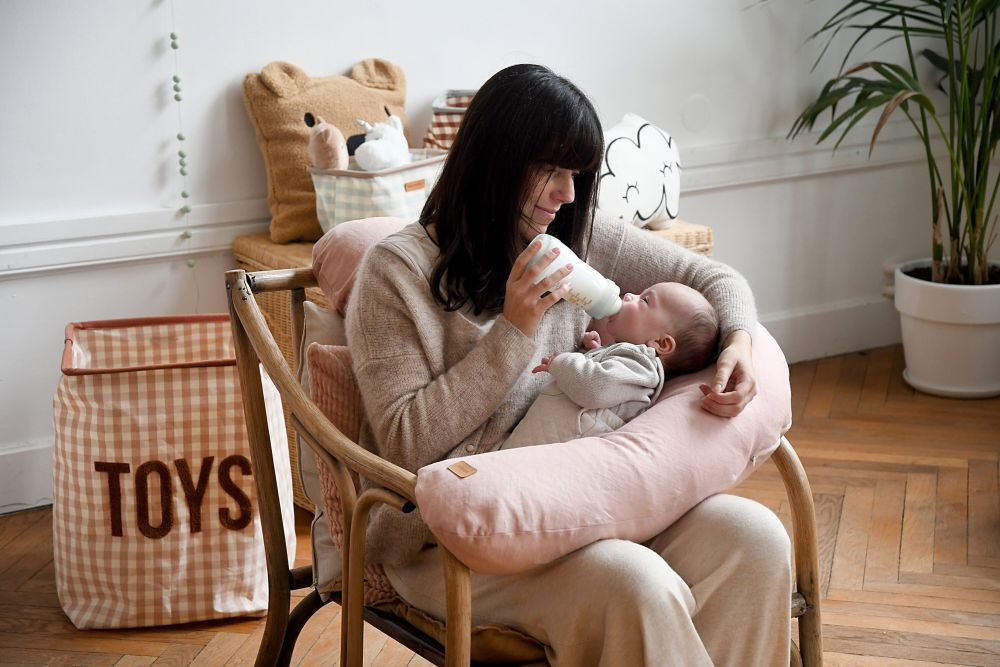 Perna gravida Beaba Big Flopsy 170 cm Old Pink [3]