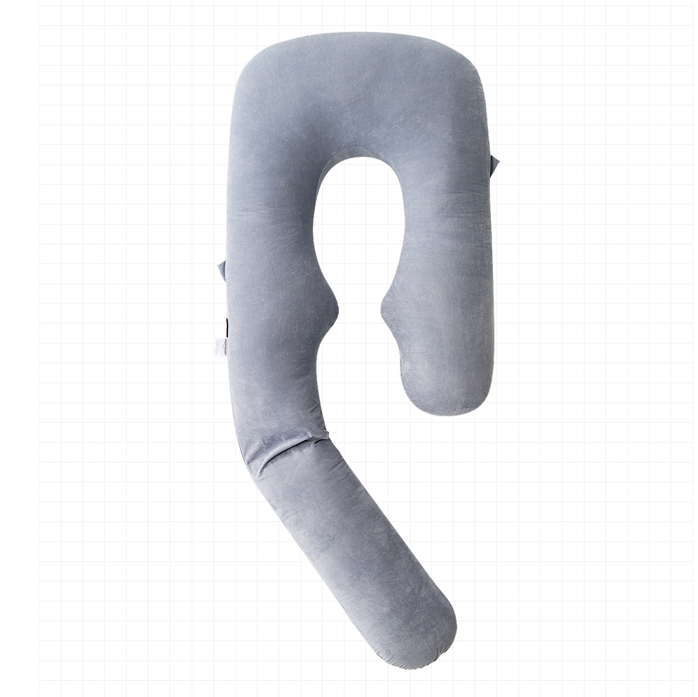 Perna gravide Momcozy Velvet Dark Grey [2]