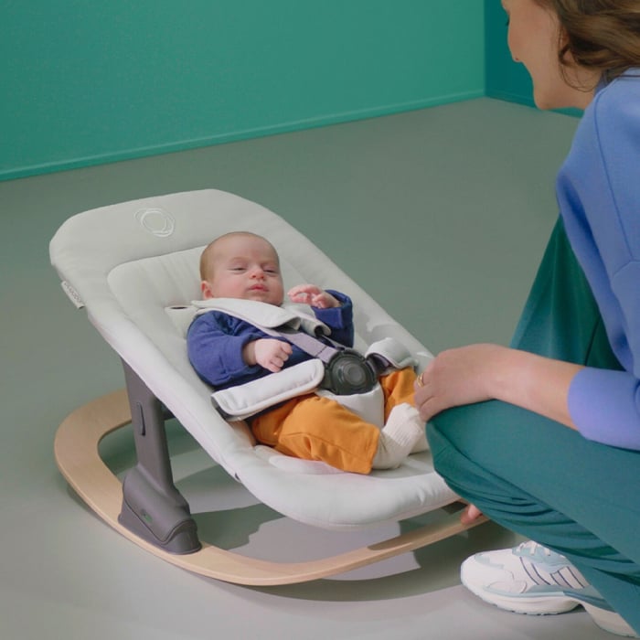 Cadru balansoar pentru set nou-nascut Bugaboo Giraffe Neutral Wood [4]