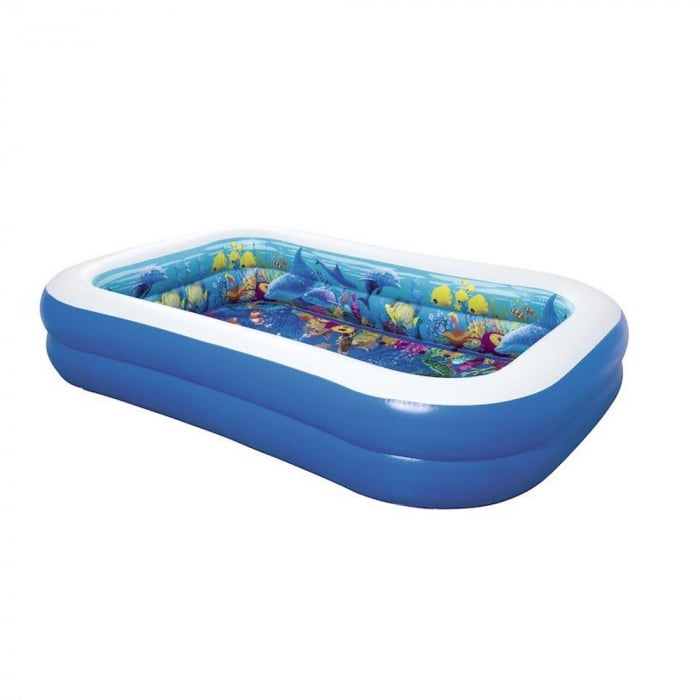 Piscina Bestway cu 2 Inele Aventuri 3D in Lumea Marina