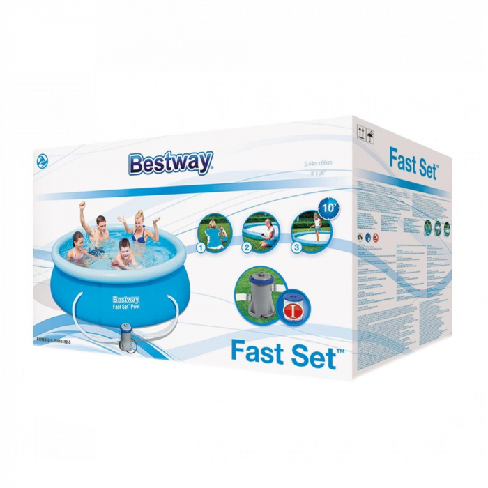 Piscina Bestway Easy Set cu Pompa de Filtrare  [2]