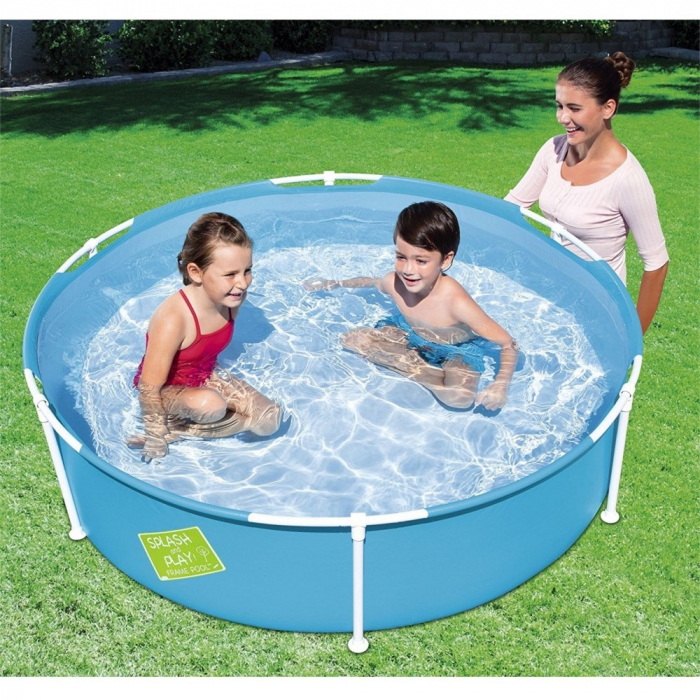Piscina Bestway Rotunda cu Cadru Metalic [2]