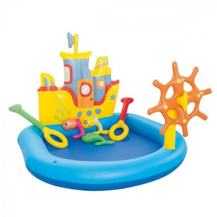 Piscina de Joaca Bestway Vaporas cu Carma si Jucarii Gonflabile [2]