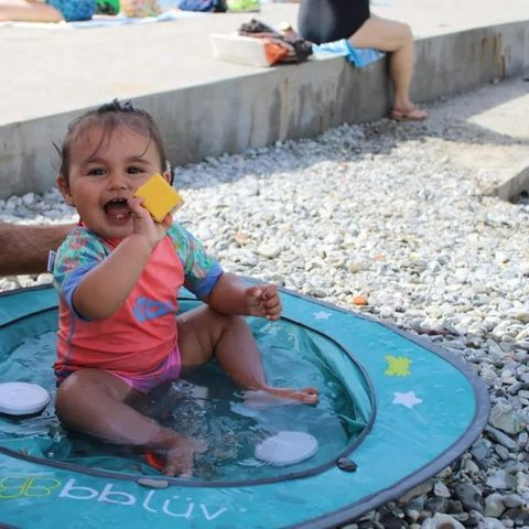 Piscina de plaja pentru bebelusi si toddleri bblüv Arenä [2]