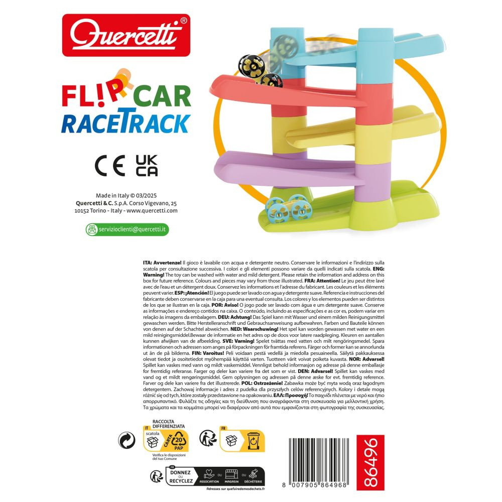 Pista de curse Flipcar ECO Quercetti [6]