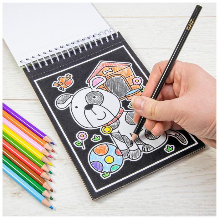 Planse din catifea pentru colorat - Animalute [2]