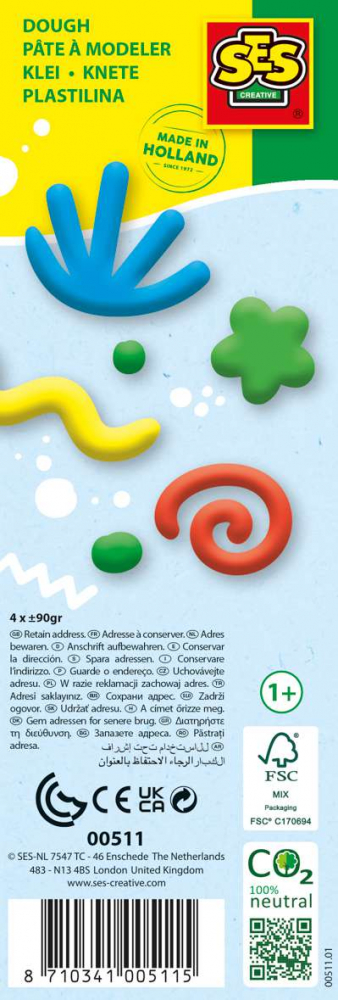 Plastilina Pure 4 Culori [3]