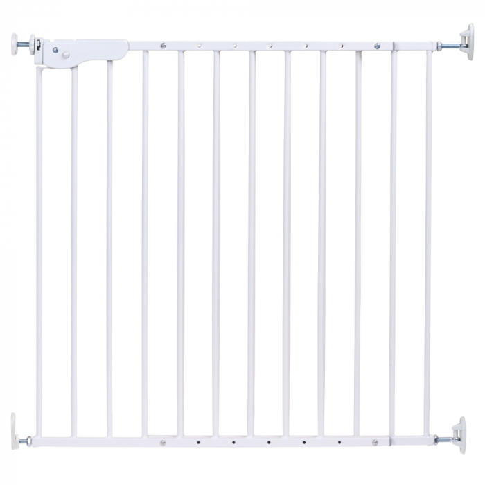 Poarta de siguranta metal Childhome Supra 75-110 cm Alb [2]