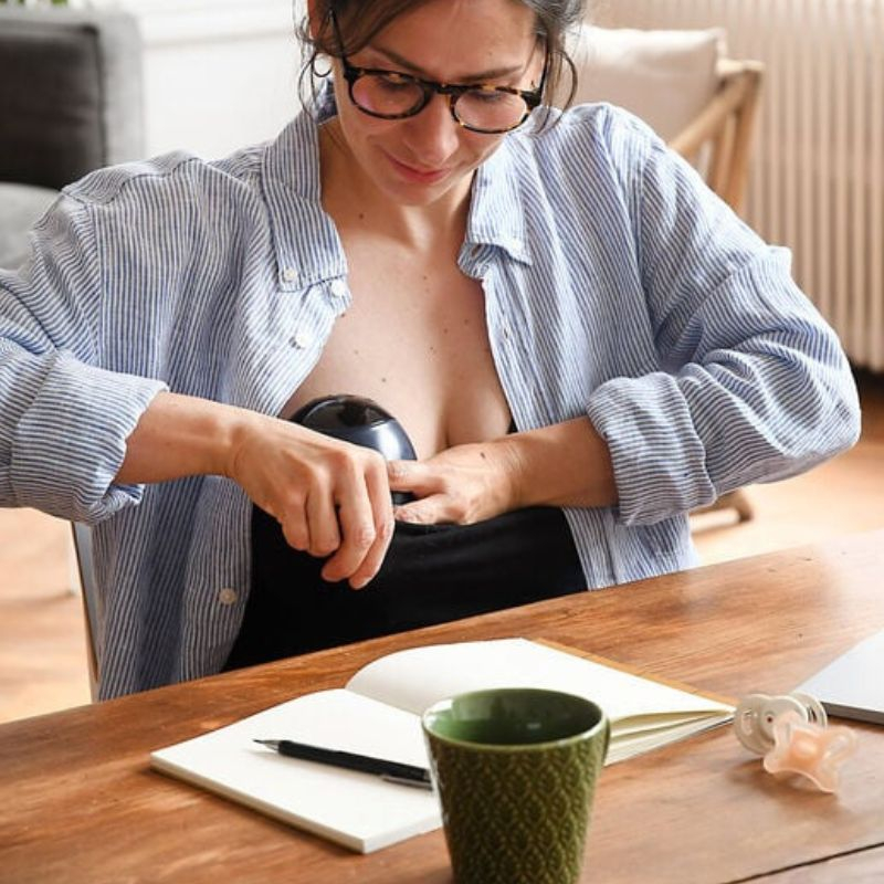 Pompa de san electrica hands free Beaba Night Blue-Resigilate [3]