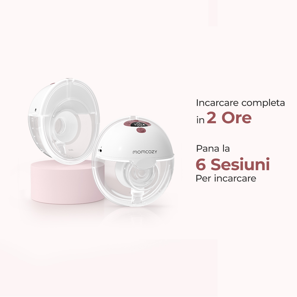 Pompa de san Momcozy Hands-free dubla M5 Smart Grey, control prin aplicatie [7]