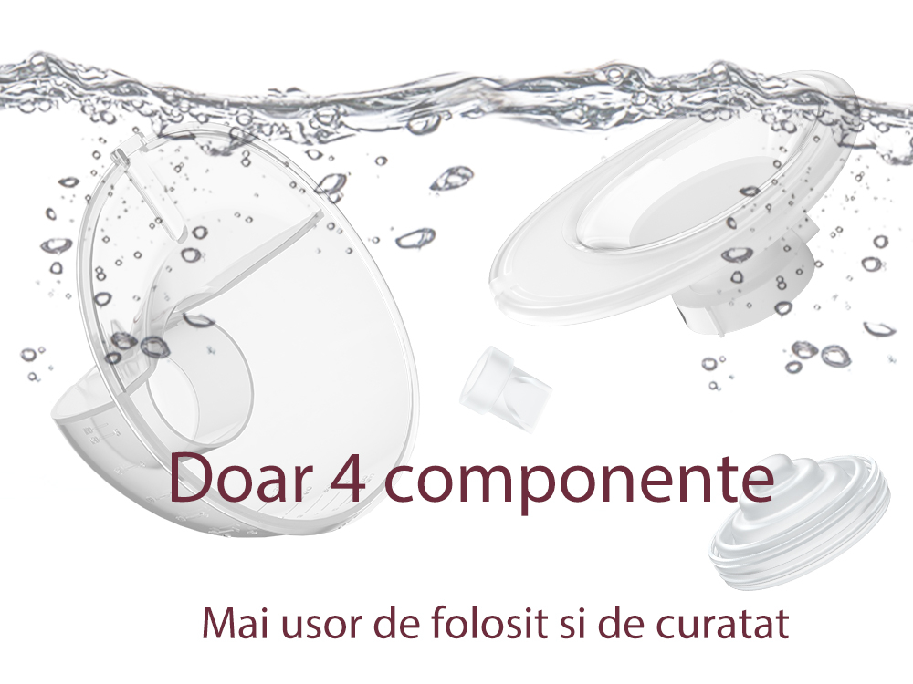 Pompa de san Momcozy Hands-free dubla M5 Red [11]