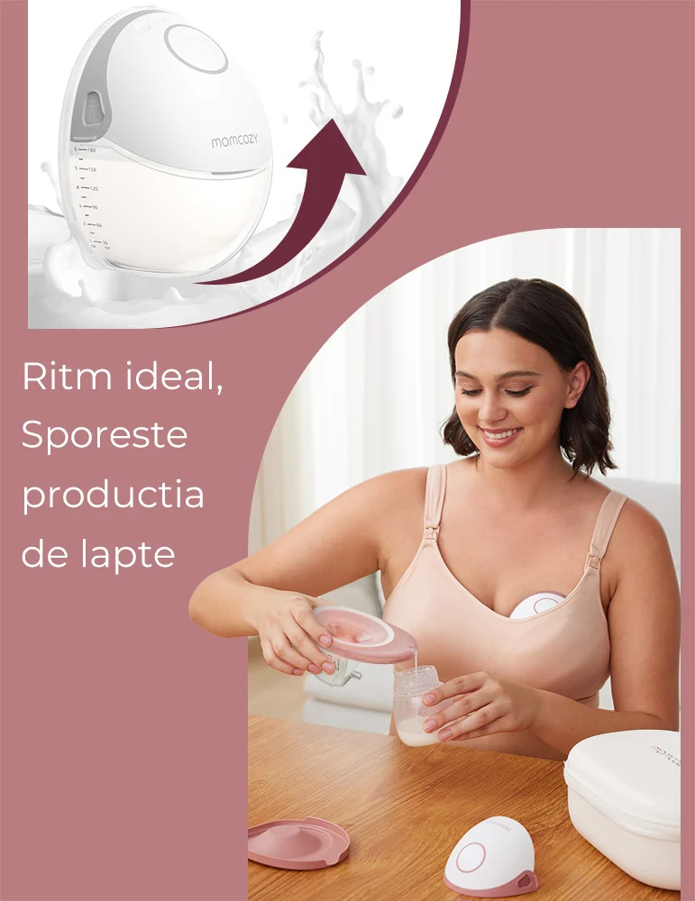 Pompa de san Momcozy Hands-free M6 Red [5]