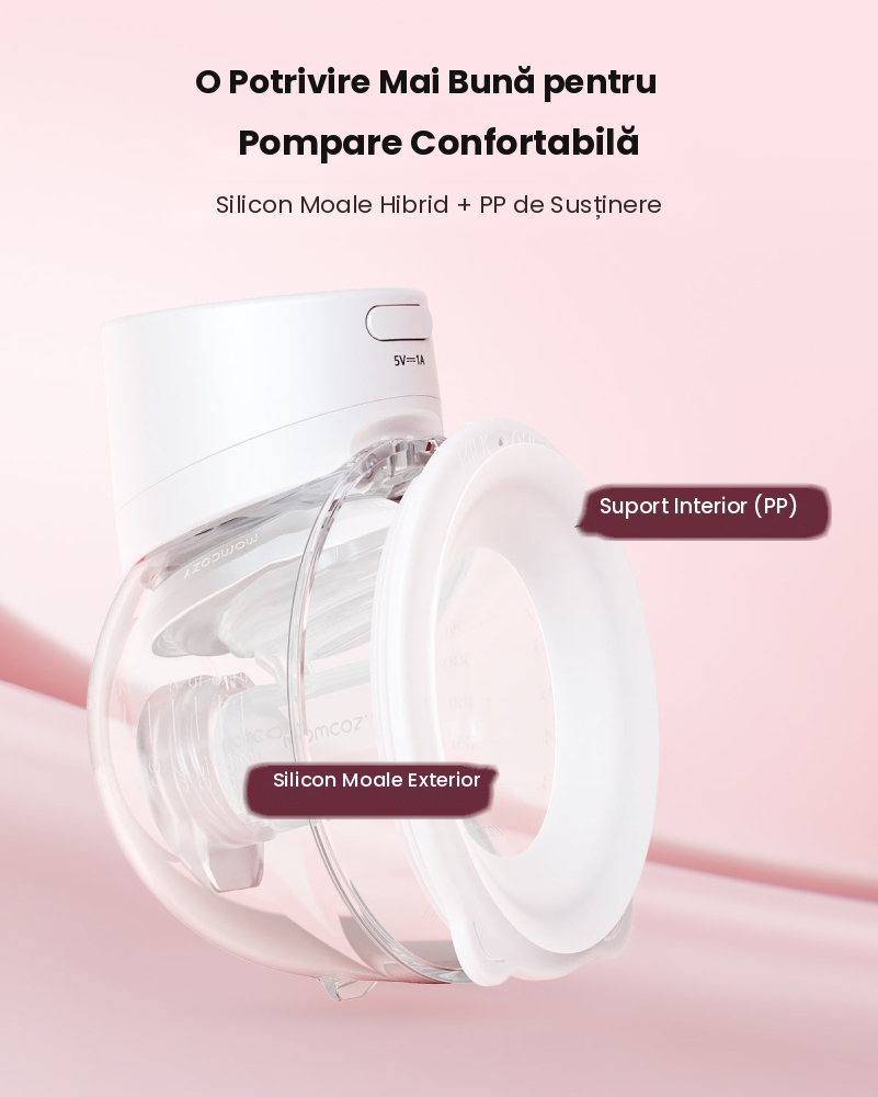 Pompa de san Momcozy Hands-free S12 Pro Quick Pink [5]
