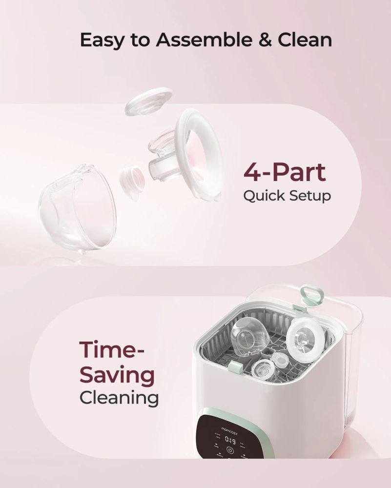Pompa de san Momcozy Hands-free S12 Pro Roz [4]