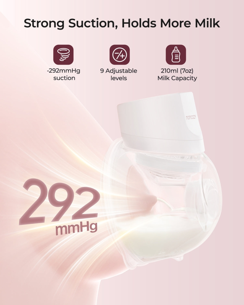 Pompa de san Momcozy Hands-free S12 Pro Quick White [3]