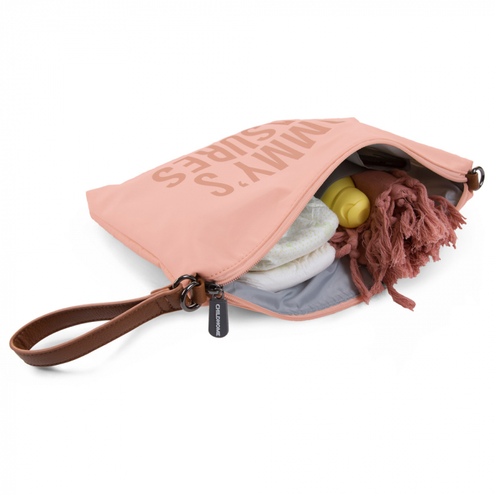 Poseta Childhome Mommy Clutch 33x23 cm Roz [3]