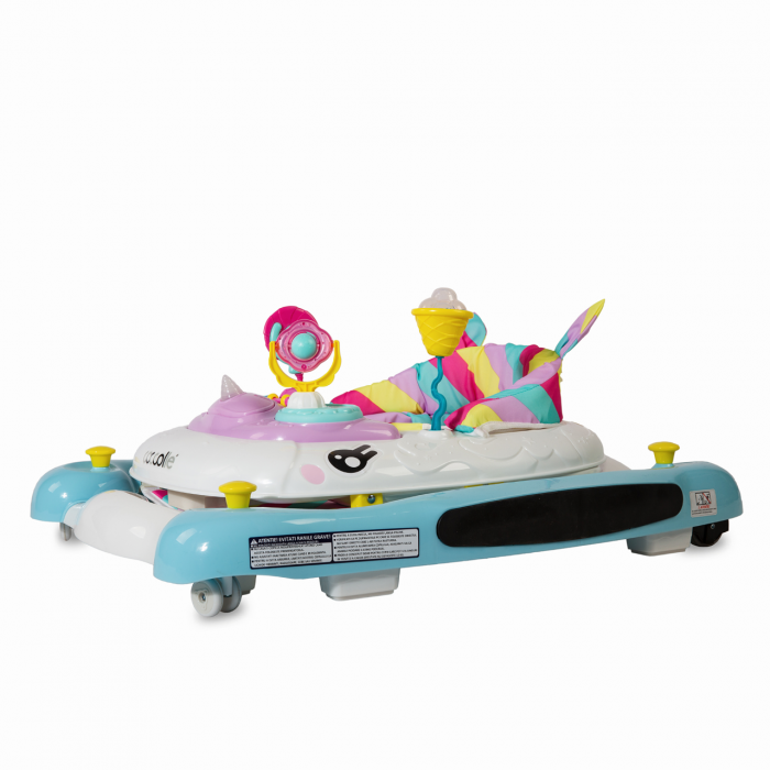Premergator cu balansoar Coccolle Unicorn Bleu [3]